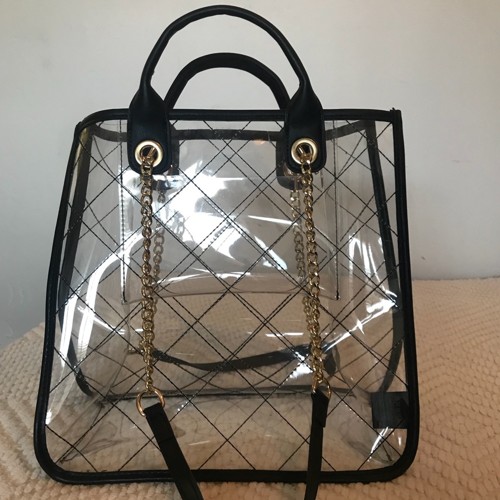 Clear PVC tote